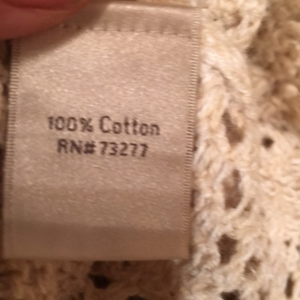 NWT Lauren Conrad crochet sweater tank top xs - Picture 6 of 9